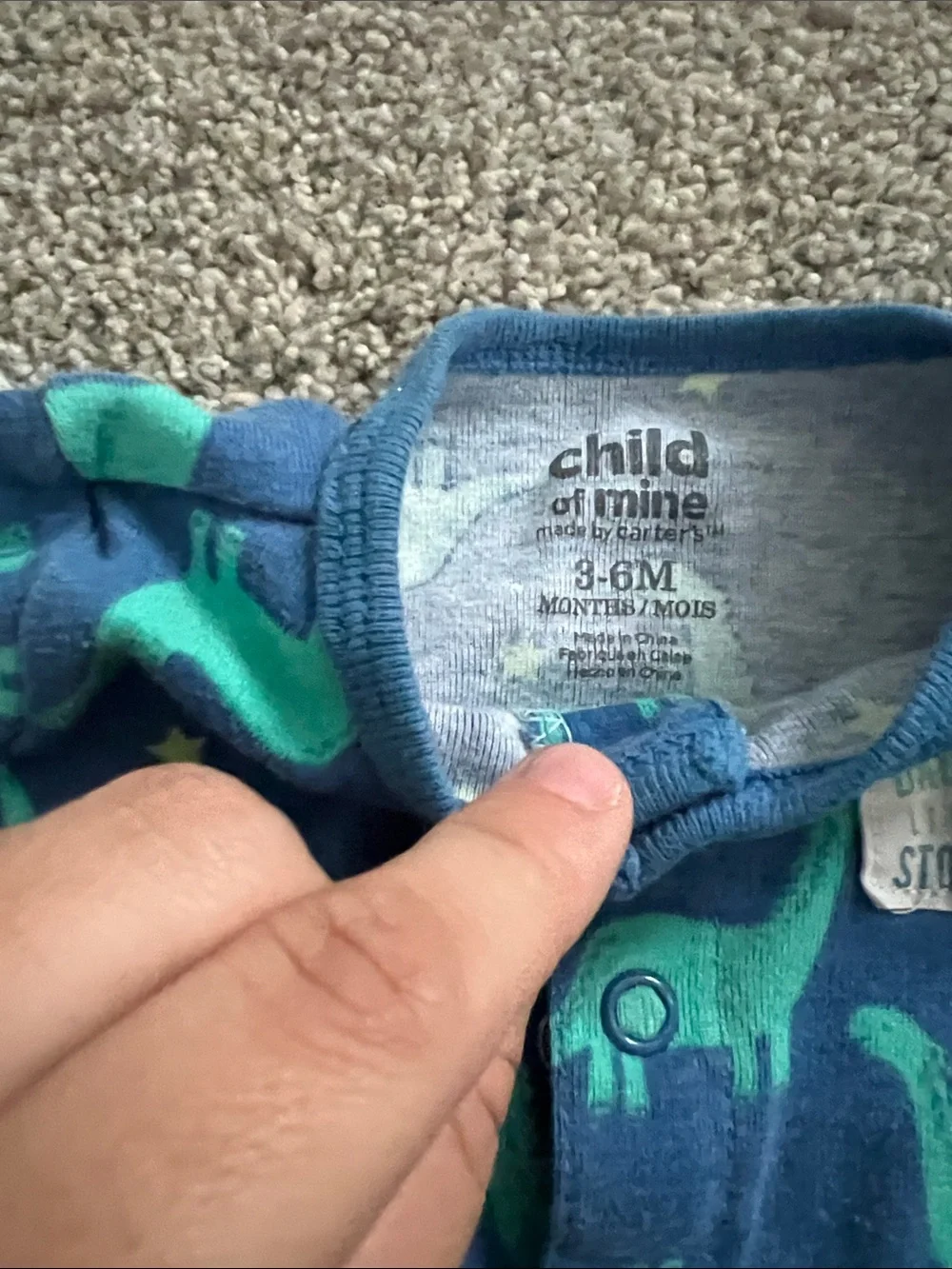 GAP Green & Navy Striped and Dino Print Kids Pajama Bundle